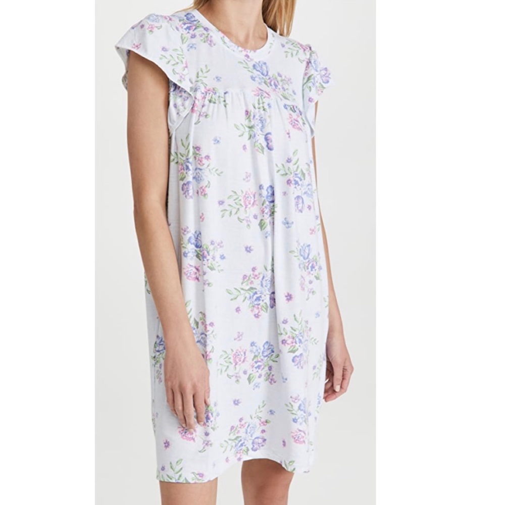 You Say Ruffle Sleeve Sleep Shirt Small NWT